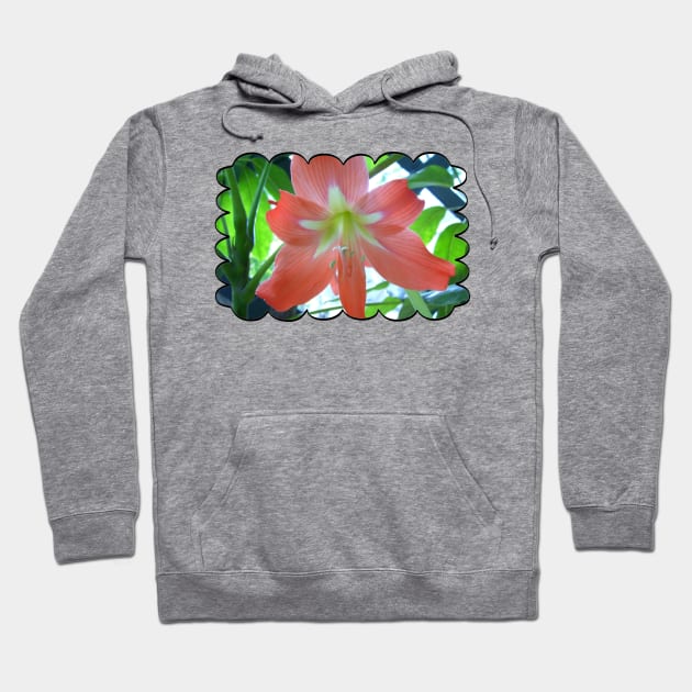 Pink Tiger Lily Hoodie by ARTWORKandBEYOND